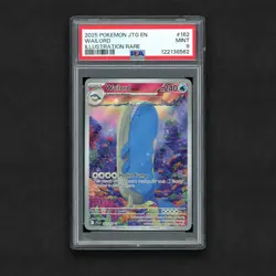 2025 Pokemon JTG EN Journey Together #162 Wailord Illustration Rare PSA 9 - Image 1