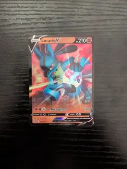 Lucario V Fusion Strike 146/264 Holo Ultra Rare Pokemon TCG - Image 1