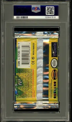 Pokemon 1999 Vintage WOTC Base Set Venusaur Sealed Booster Pack PSA 9 - Image 2