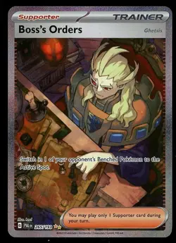 2023 Pokemon Paldean Fates 265/193 BOSS'S ORDERS Special Illustration Rare SIR - Image 1
