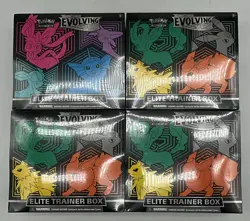 Lot of (4) Pokemon Evolving Skies ETBs SEALED MINT Sword & Shield Umbreon - Image 1