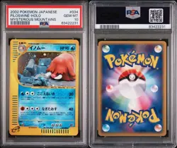 PSA10 2002 POKEMON PILOSWINE 034/088 MYSTERIOUS MOUNTAINS UNLIMITED JAPANESE - Image 1