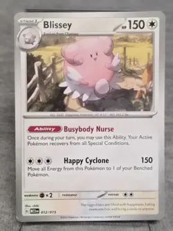 Pokemon TCG * PROMO * McDonald's Collection 2023 * 12/15 Blissey * Non-Holo - Image 1