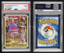 Full Art - Gengar Pokemon Sword & Shield Lost Origin Trainer Gallery PSA 9 MINT - Image 3