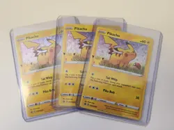 Pokemon PIKACHU SWSH039 (NM) General Mills 25th Anniversary Promo Holo 3PC LOT - Image 1