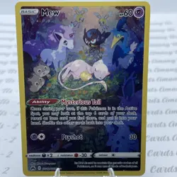 2023 Pokemon Sword & Shield Crown Zenith Galarian Gallery Mew #GG10/GG70 - Image 1