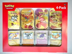 Pokemon TCG Scarlet & Violet 151 4-PACK MINI TINS + Promos SAM'S CLUB BUNDLE!! - Image 1