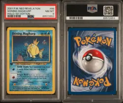 2001 Pokemon Neo Revelation - Shining Magikarp Holo 1st Edition 66/64 PSA 8 - Image 3
