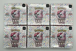 Lot of (6) Pokemon TCG Japanese SV2a 151 Booster Boxes SEALED NEW - Image 1