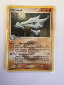 Pokemon TCG Marowak 7/112 FireRed & LeafGreen Reverse Holo NM-MINT - Image 1