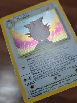 Clefable Jungle 1/64 Holo Rare (No Symbol Misprint) Pokemon - Image 3