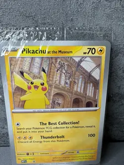 Pokemon Promo Pikachu At The Museum Oversized SpecialEdition Collectable 25th - Image 2