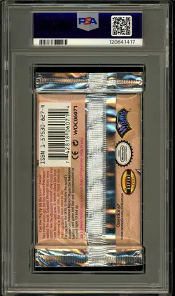 Pokemon 1999 WOTC Vintage 1st Edition Fossil Zapdos Sealed Booster Pack PSA 9 - Image 2