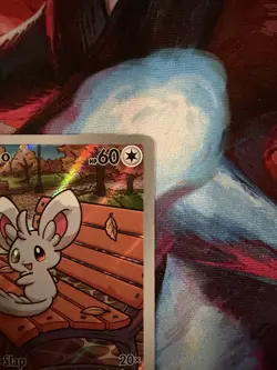 Pokemon Minccino Sv: Black Bolt Illustration Rare Holo 152/086 2025 60 HP - Image 3
