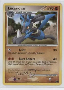 Lucario Pokemon Organized Play Promotional Series 6 #2 2007 - Image 1