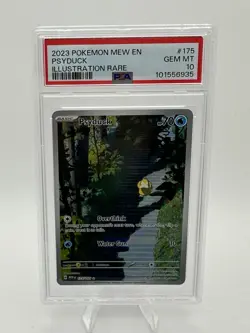 Pokemon Psyduck 175/165 Sv: Scarlet & Violet 151 PSA 10 Illustration Rare Holo - Image 2
