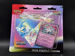 Pokemon TCG Prismatic Evolutions Tech Sticker Collection Set Lot Of 3 Sealed New - Image 2