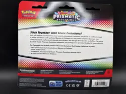 Pokemon TCG Prismatic Evolutions Tech Sticker Collection Set Lot Of 3 Sealed New - Image 3