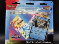 Pokemon TCG Prismatic Evolutions Tech Sticker Collection Set Lot Of 3 Sealed New - Image 4