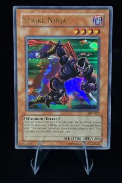 Yugioh Strike Ninja IOC-007 Invasion of Chaos Holo Ultra Rare - NM - Image 1