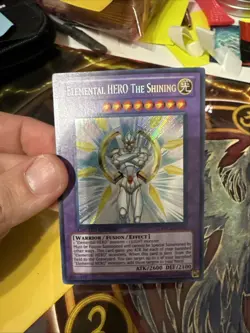 Yu-Gi-Oh Elemental Hero the Shining PRC1-ENV01 Secret Rare Limited Edition - Image 1