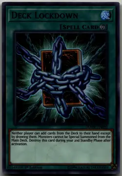 Deck Lockdown Ultra Rare Duel Overload DUOV-EN090 LP - Image 1