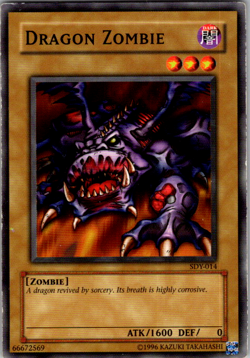Yu-Gi-Oh! TCG Dragon Zombie Yugi Sdy-014 Unlimited Common HP - Image 1