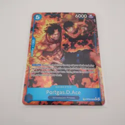 One Piece Card Game OP10 English Portgas.D.Ace Royal Blood TR NM - Image 1