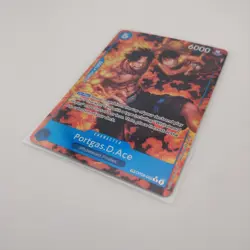 One Piece Card Game OP10 English Portgas.D.Ace Royal Blood TR NM - Image 3