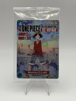 Monkey .D .Luffy P-055 One Piece College Basketball US Voyage 2026 Promo Sealed - Image 1