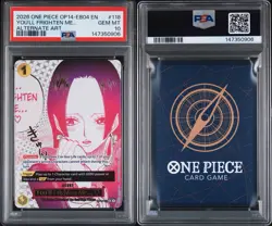 One Piece OP14-118 You’ll Frighten Me Alternate Art PSA 10 Boa Hancock 2026 GEM - Image 3