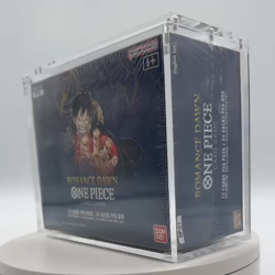 One Piece TCG OP-01 EN Romance Dawn White Bottom Booster Box SEALED w/Acrylic - Image 2
