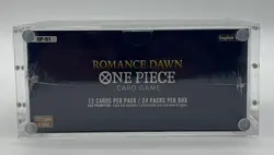 One Piece TCG OP-01 EN Romance Dawn White Bottom Booster Box SEALED w/Acrylic - Image 3