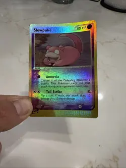 Pokemon Card Slowpoke 45/95 EX Team Magma vs Team Aqua Reverse Holo LP - Image 1