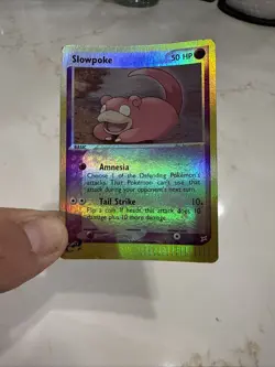 Pokemon Card Slowpoke 45/95 EX Team Magma vs Team Aqua Reverse Holo LP - Image 2