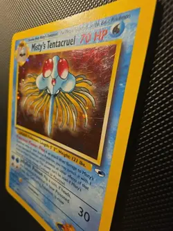 Pokemon TCG Misty's Tentacruel Gym Heroes Holo Rare Card 10/13 - Image 3