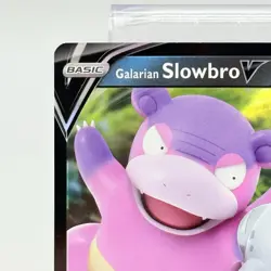 Pokemon Sword & Shield Darkness Ablaze Galarian Slowbro V 099/189 Holo Card NM - Image 2