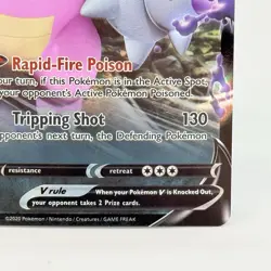 Pokemon Sword & Shield Darkness Ablaze Galarian Slowbro V 099/189 Holo Card NM - Image 4