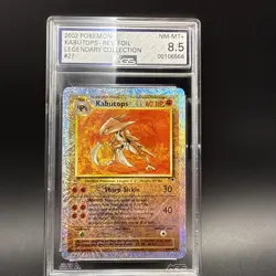 Pokemon TCG Legendary Collection 2002 Reverse Holo Rare Kabutops Card - Image 1
