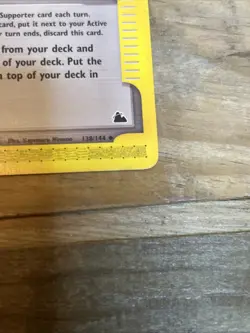 Pokemon TCG Oracle 138/144 Skyridge trainer Nice Card! - Image 4