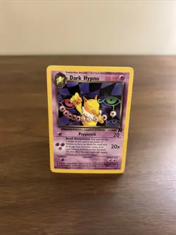 Pokemon Dark Hypno TCG Card 26/82 Non-Holo Rare LP Vintage Card - Image 1