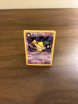 Pokemon Dark Hypno TCG Card 26/82 Non-Holo Rare LP Vintage Card - Image 4