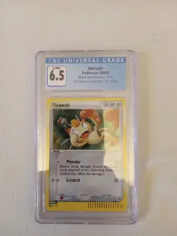 2003 Meowth Promo #13 Holo Near Mint 6.5 Graded Pokemon Card - Image 1