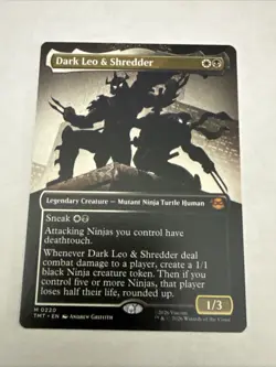 Dark Leo & Shredder (Borderless) Teenage Mutant Ninja Turtles Regular - Image 1