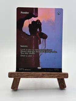 Ponder (Borderless) -MAR 0013 MTG Magic The Gathering - Image 1