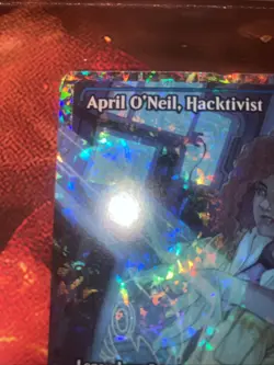 April O'Neil, Hacktivist (0292) (Showcase) (Fracture Foil) Teenage Mutant Ninja - Image 2