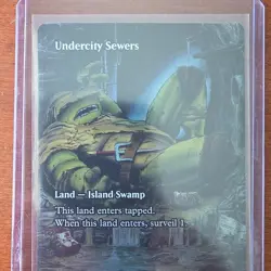 Magic: The Gathering (TMNT) Undercity Sewers, Showcase Foil - Image 1