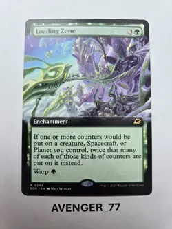 Magic The Gathering MTG #0344 Loading Zone Extended Art Edge of Eternities - Image 1
