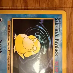 Sabrina's Psyduck 99/132 — 2000 Gym Challenge Regular Pokemon TCG LP - Image 3