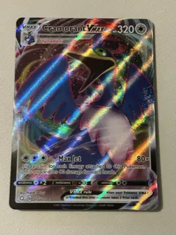 Pokemon TCG Cramorant VMAX 055/072 Shining Fates Holo Ultra Rare Card - Image 1